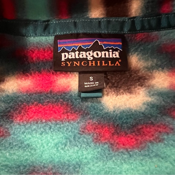 Patagonia Synchilla Snap T Pullover Wild Desert Beryl Green - Picture 7 of 11